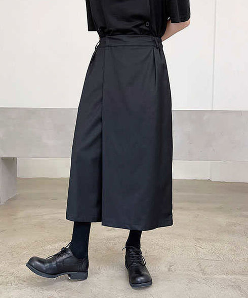 Cropped Wide Pants